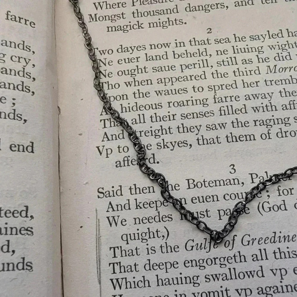 Vintage silver necklace - Picture 6 of 7